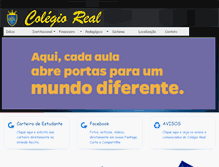 Tablet Screenshot of colegioreal.net